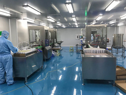 氣霧劑灌裝車間 氣霧劑灌裝車間